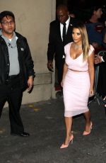 KIM KARDASHIAN Arrives at Jimmy Kimmel Live! Show