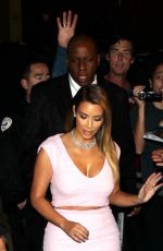 KIM KARDASHIAN Arrives at Jimmy Kimmel Live! Show