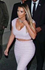 KIM KARDASHIAN Arrives at Jimmy Kimmel Live! Show
