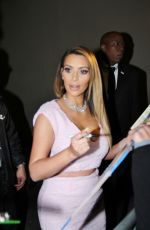 KIM KARDASHIAN Arrives at Jimmy Kimmel Live! Show