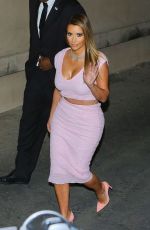 KIM KARDASHIAN Arrives at Jimmy Kimmel Live! Show