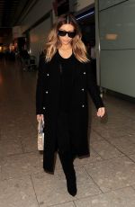 KIM KARDASHIAN at Heathrow Airport in London