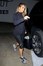 KIM KARDASHIAN Leaves a Gym in Los Angeles