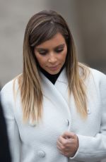 KIM KARDASHIAN Leaves the Museum of Modern Art in Paris