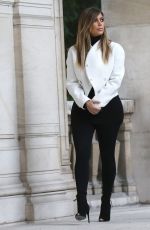 KIM KARDASHIAN Leaves the Museum of Modern Art in Paris
