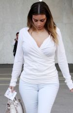 KIM KARDASHIAN Out and About in Plaza Towers in Los Angeles