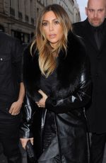 KIM KARDASHIAN Out Shopping in Paris