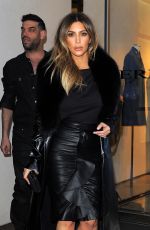 KIM KARDASHIAN Out Shopping in Paris