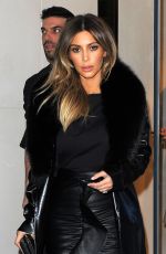 KIM KARDASHIAN Out Shopping in Paris