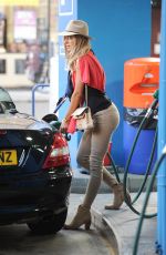 KIMBERLEY GARNER at a Gas Station in Chelsea