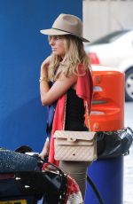 KIMBERLEY GARNER at a Gas Station in Chelsea