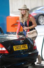 KIMBERLEY GARNER at a Gas Station in Chelsea