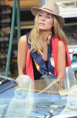 KIMBERLEY GARNER at a Gas Station in Chelsea