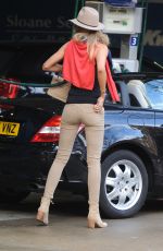 KIMBERLEY GARNER at a Gas Station in Chelsea
