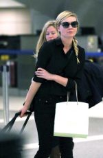 KIRSTEN DUNST Arrives at LAX Airport