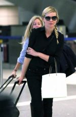 KIRSTEN DUNST Arrives at LAX Airport
