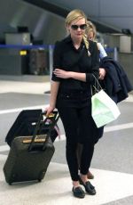 KIRSTEN DUNST Arrives at LAX Airport