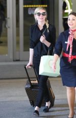KIRSTEN DUNST Arrives at LAX Airport