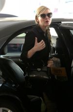 KIRSTEN DUNST Arrives at LAX Airport
