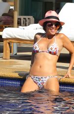 KOURTENY KARDASHIAN in Bikini in the Pool with the Seal