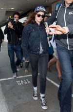 KRISTEN STEWART Arrives at LAX Airport