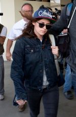 KRISTEN STEWART Arrives at LAX Airport