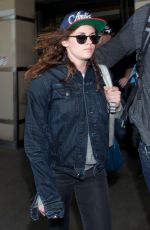 KRISTEN STEWART Arrives at LAX Airport