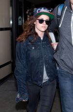 KRISTEN STEWART Arrives at LAX Airport