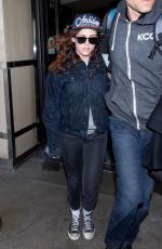 KRISTEN STEWART Arrives at LAX Airport