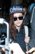 KRISTEN STEWART Arrives at LAX Airport