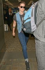 KRISTEN STEWART Leaves Burbank Airport