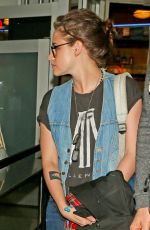 KRISTEN STEWART Leaves Burbank Airport