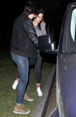 KRISTEN STEWART Leaves Covell Wine Bar