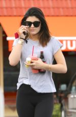 KYLIE JENNER Leaves a Drink Store in Los Angeles