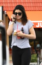 KYLIE JENNER Leaves a Drink Store in Los Angeles