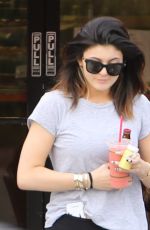 KYLIE JENNER Leaves a Drink Store in Los Angeles