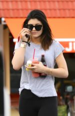 KYLIE JENNER Leaves a Juice Bar in Hollywood