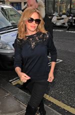 KYLIE MINOGUE Arrives at BBC Radio 2 Studios in London