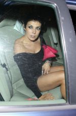 KYM MARSH Arrives at Chinawhites Nightclub in London