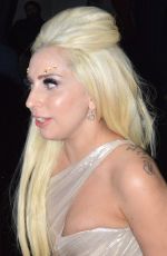 LADY GAGA Arrives at Chateau Marmont in Los Angeles