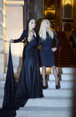 LADY GAGA Arrives at Versace Women