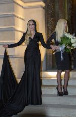 LADY GAGA Arrives at Versace Women