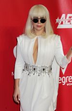 LADY GAGA at 2014 Musicares Person of the Year Gala in Los Angeles