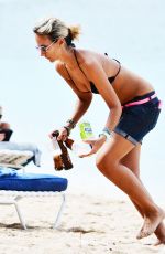 LADY VICTORIA HERVEY in Bikini at a Beach in Barbados