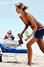 LADY VICTORIA HERVEY in Bikini at a Beach in Barbados