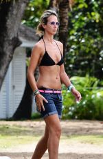 LADY VICTORIA HERVEY in Bikini at a Beach in Barbados