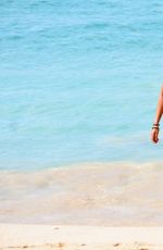 LADY VICTORIA HERVEY in Bikini at a Beach in Barbados