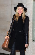 LAURA WHITMORE Leaves BBC Radio One Studios in London