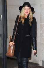 LAURA WHITMORE Leaves BBC Radio One Studios in London