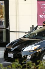LEA MICHELE Out and About in Culver City